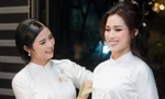 Hoa hậu Đỗ Thị Hà đẹp như thiên thần trong lần đầu tiên làm điều này cho đàn chị Ngọc Hân