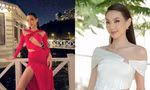 Bí quyết nào giúp Hoa hậu Thùy Tiên tỏa sáng rực rỡ, dù đứng cạnh Hoa hậu Peru cao 1m82?