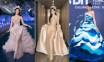 Cách Hoa hậu Đỗ Thị Hà, Thùy Tiên đối phó với những chiếc váy "bất ổn"