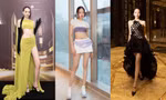 Hoa hậu Thanh Thủy thăng hạng gu thời trang với loạt trang phục khoe eo thon