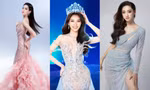 Trang phục dạ hội của các nàng hậu Việt thi Miss World thường có 3 màu sắc này