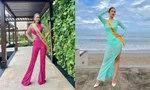 Vì sao Miss Grand Đoàn Thiên Ân không mặc nhiều đồ cắt xẻ hiểm hóc như đàn chị Thùy Tiên?