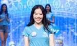 Nam Em lại gây chú ý bởi cách hành xử lạ trên sân khấu Chung khảo Miss World Vietnam 2022