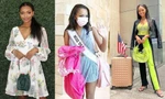 Trong khi Khánh Vân, Amanda váy áo sang chảnh thì Hoa hậu Mỹ lại giản dị đến khó tin