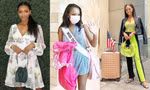 Trong khi Khánh Vân, Amanda váy áo sang chảnh thì Hoa hậu Mỹ lại giản dị đến khó tin