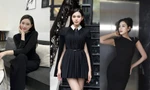 Từng thích mê sắc hồng, cớ sao Hoa hậu Đỗ Thị Hà dạo này chỉ mặc đồ đen toàn tập?