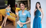 Hoa hậu Ý Nhi được khen khéo léo khi chọn trang phục xanh dương ở Miss World