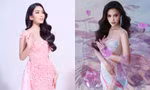 Bất ngờ phát hiện Ngọc Châu, Phương Anh “đụng hàng” váy dạ hội ở đấu trường quốc tế