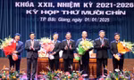 Thường trực Thành ủy Bắc Giang chúc mừng Chủ tịch, Phó Chủ tịch UBND thành phố Bắc Giang.