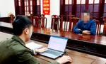 Công an Bắc Ninh làm việc với người chia sẻ thông tin sai sự thật.