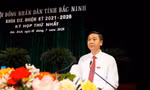 Chủ tịch HĐND tỉnh Bắc Ninh Nguyễn Việt Oanh phát biểu tại kỳ họp. Ảnh: Nguyễn Thắng