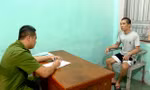 Đối tượng Cường tại Cơ quan Công an.