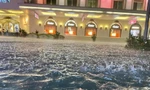 Mưa chỉ hơn 1 giờ, nhiều tuyến phố Hà Nội ngập trong nước 