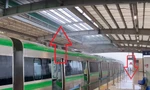 Tin mới vụ nhà ga tàu Cát Linh - Hà Đông bị 'dột', nước chảy lênh láng