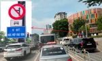 Lái xe lúng túng với các biển báo trên tuyến đường phân làn Võ Chí Công
