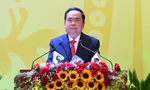 Chủ tịch Ủy ban Trung ương Mặt trận Tổ quốc Việt Nam Trần Thanh Mẫn phát biểu chỉ đạo tại Đại hội.