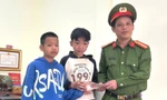 Nhặt được xấp tiền, hai nam sinh lớp 6 trình báo công an