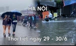 Hà Nội mưa lớn, nguy cơ ngập úng cục bộ
