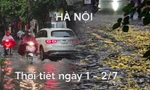 Đầu tháng 7 Hà Nội mưa to, gió lớn 