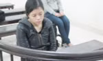 Phan Thị Thu Thuỷ trước vành móng ngựa