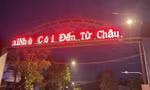 Làm rõ vụ cổng chào điện tử ở Bình Dương chạy dòng chữ lạ