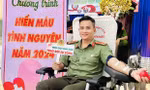 Tuổi trẻ Công an tỉnh Bình Phước hiến máu cứu người dịp Tết 