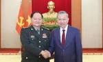 Tổng Bí thư Tô Lâm tiếp Phó Chủ tịch Quân ủy Trung ương Trung Quốc