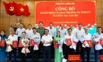 Tỉnh ủy Long An công bố nhiều quyết định về công tác cán bộ