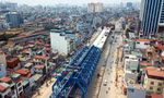 Đường vành đai 2 dưới thấp đoạn Đại La - Minh Khai dần thành hình
