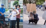 Chuyện mùa thi được netizen "thả tim": Nữ sinh được mẹ bế đi thi, cô gái khóc trên vai cha