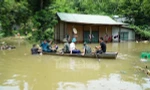 Yên Bái, Lào Cai: Mưa lớn, lũ lên, có nơi nước ngập sâu cả mét