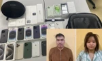 Chồng trộm lô điện thoại iPhone mang về đưa cho vợ cất giấu 