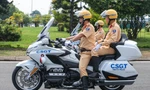 Ngắm dàn siêu xe Honda Gold Wing 2023 của CSGT dẫn đoàn