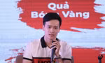 Hoàng Đức tại sự kiện ra mắt thương hiệu giày Wika HĐQ4 hôm 15/2.