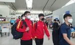 Đội tuyển Việt Nam lên đường sang Indonesia chuẩn bị cho trận Bán kết lượt đi AFF Cup 2022 (ảnh Anh Đoàn)