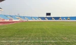 VPF cho biết chất lượng sân Mỹ Đình được cải thiện, đảm bảo cho trận đấu của Thể Công với Quảng Nam vòng 17 V-League (ảnh Thu Huyền)
