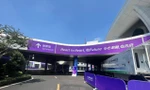 Sân vận động Liping sẵn sàng cho trận ra quân của Olympic Việt Nam với Mông Cổ ngày 19/9. (ảnh Nguyên Phong)