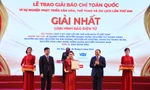 Trao giải báo chí 'Vì sự nghiệp phát triển văn hóa, thể thao và du lịch'