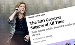 Celine Dion vắng mặt trong danh sách 200 ca sĩ vĩ đại nhất mọi thời đại của Rolling Stone