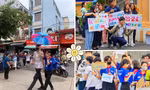 Ngày đầu thi tốt nghiệp THPT: Loạt khoảnh khắc đáng yêu bất chấp thời tiết