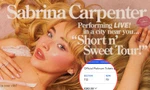 Hết bị tố chảnh chọe, tour diễn mới của Sabrina Carpenter lại bị chê "ngáo giá"