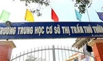 Trường THCS Thị trấn Thủ Thừa nơi xảy ra vụ việc
