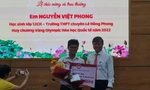 TPHCM thưởng nóng 150 triệu đồng cho nam sinh giành huy chương vàng Olympic Hóa học quốc tế