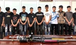 Triệu tập thêm 10 đối tượng liên quan vụ cầm hung khí, phóng xe tốc độ cao 'khoe' trên TikTok