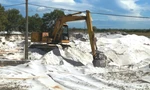 Huy động máy kéo, máy xúc lật đào trộm cát, 2 người bị phạt hơn 100 triệu đồng