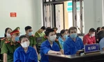 Các bị cáo tại tòa. Ảnh Hải Lan