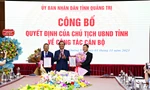 Công bố quyết định của Chủ tịch UBND tỉnh Quảng Trị về công tác cán bộ