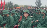 Hơn 100 thanh niên đồng bào Vân Kiều, Pa Kô lên đường nhập ngũ