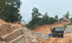 Ngang nhiên khai thác đất, đá 'lậu' dọc tuyến cao tốc ở Khánh Hoà