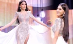 Ngọc Thảo catwalk thần sầu, 'gây bão' với màn hất váy tại bán kết Miss Grand